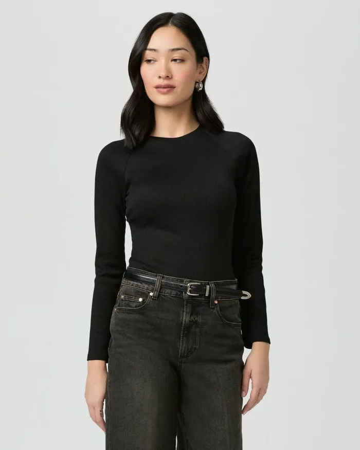 Tees and Tanks Women PAIGE Amren Tee 8211 Black