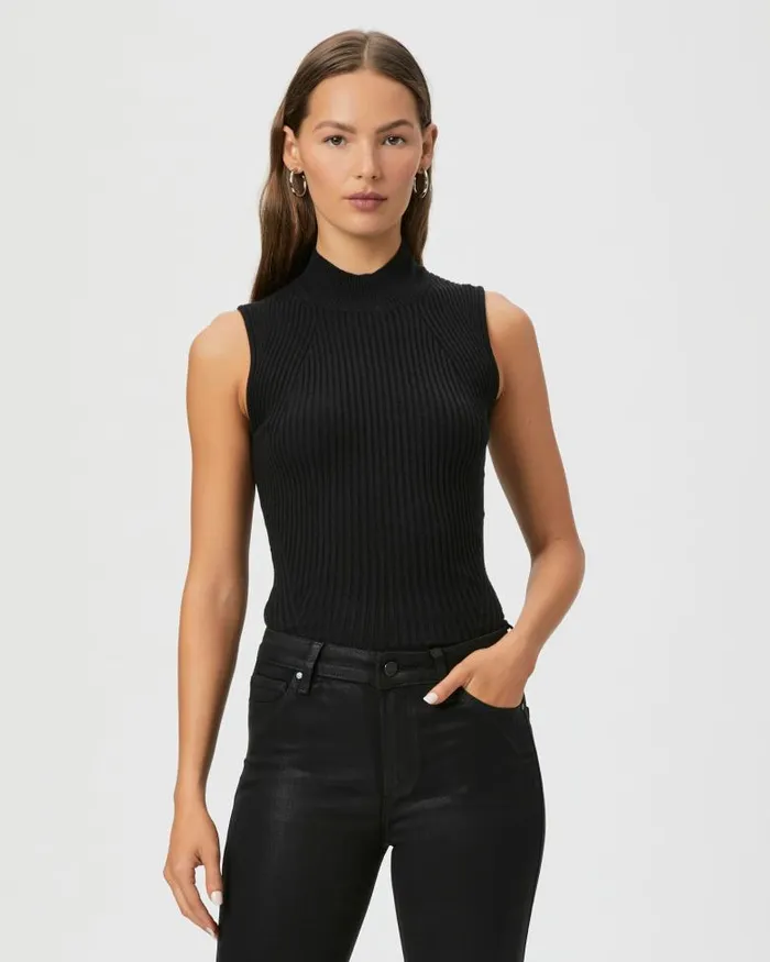 Tees and Tanks Women PAIGE Fidelia Tank 8211 Black