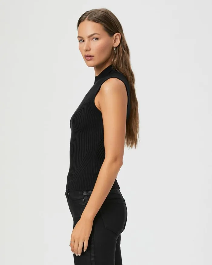 Tees and Tanks Women PAIGE Fidelia Tank 8211 Black Tees and Tanks Women PAIGE Fidelia Tank 8211 Black