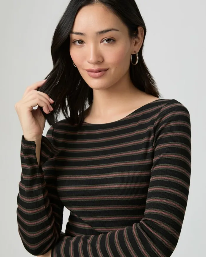 Tees and Tanks Women PAIGE Lucina Top 8211 Black Multi Tees and Tanks Women PAIGE Lucina Top 8211 Black Multi