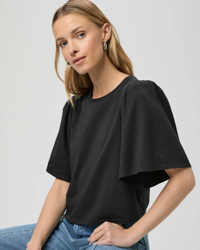Tees and Tanks Women PAIGE Sigrid Tee 8211 Black