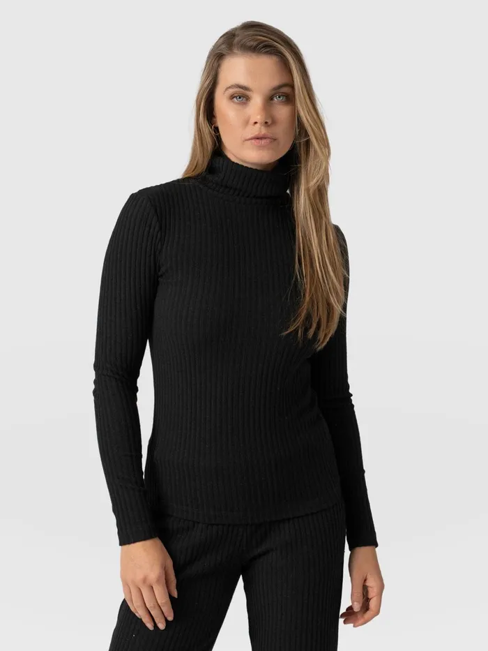 Tempest Turtle Neck 8211 Black Black Women Saint And Sofia Casual Tops
