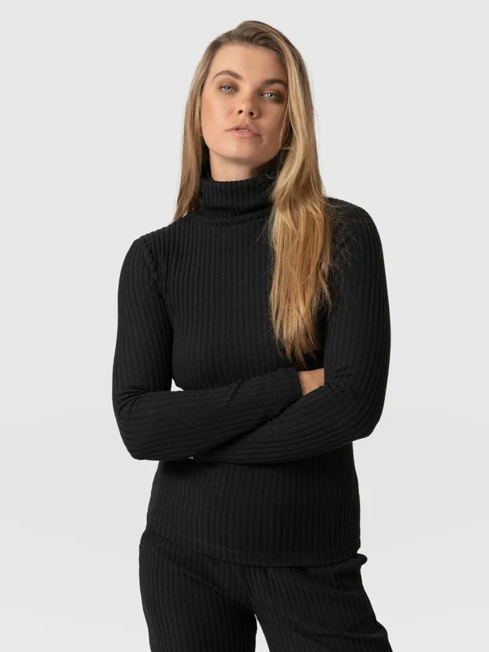 Tempest Turtle Neck 8211 Black Black Women Saint And Sofia Casual Tops