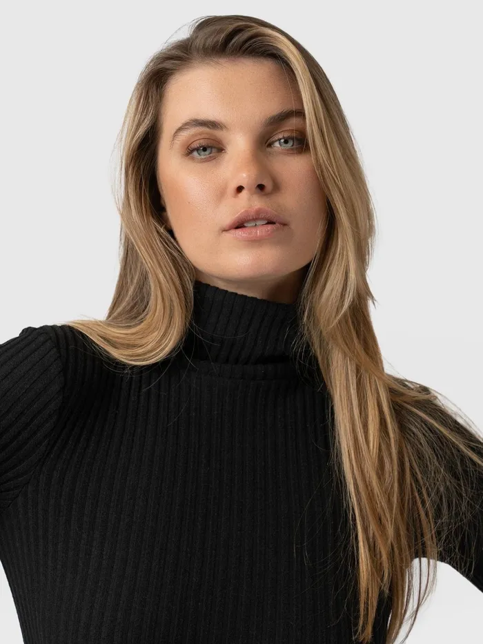Tempest Turtle Neck 8211 Black Black Women Saint And Sofia Casual Tops