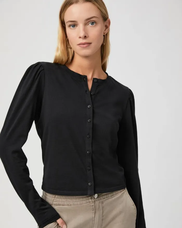 Tops and Blouses Women PAIGE Caliban Top 8211 Black