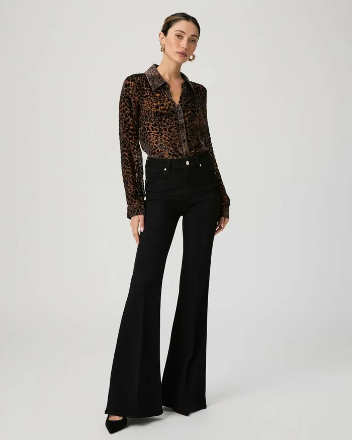 Tops and Blouses Women PAIGE Desano Shirt 8211 Landslide Multi Velvet