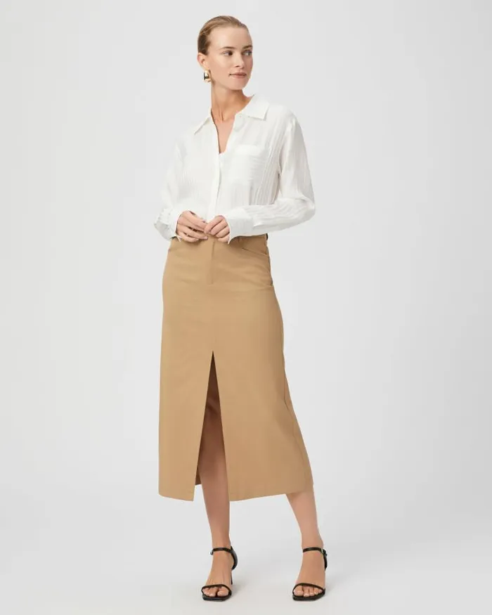 Tops and Blouses Women PAIGE Kelyn Shirt 8211 White Silk Tops and Blouses Women PAIGE Kelyn Shirt 8211 White Silk