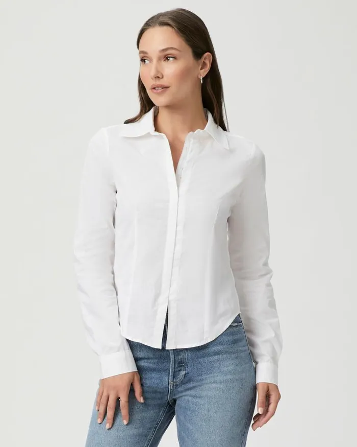 Tops and Blouses Women PAIGE Rosaly Shirt 8211 White