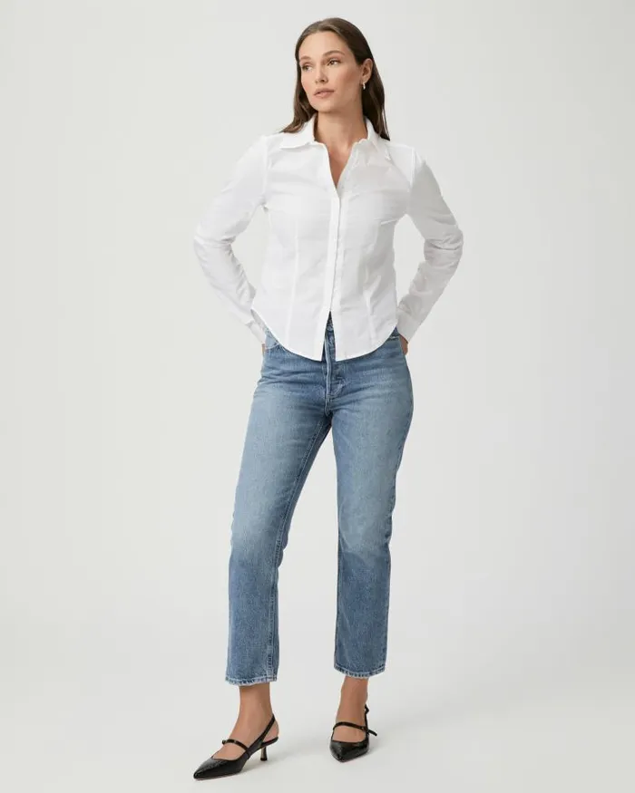 Tops and Blouses Women PAIGE Rosaly Shirt 8211 White Tops and Blouses Women PAIGE Rosaly Shirt 8211 White