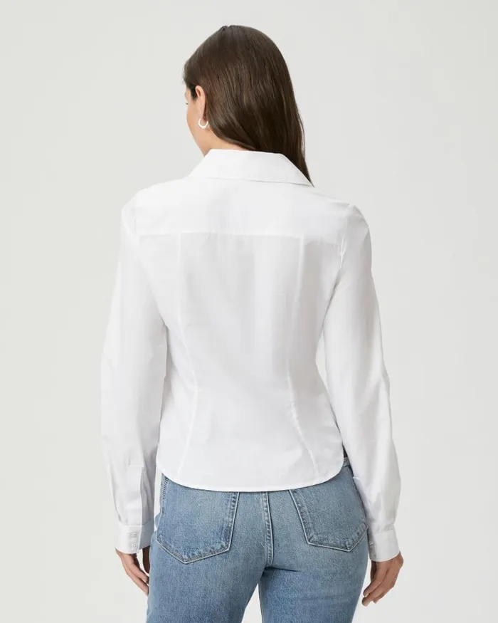 Tops and Blouses Women PAIGE Rosaly Shirt 8211 White Tops and Blouses Women PAIGE Rosaly Shirt 8211 White
