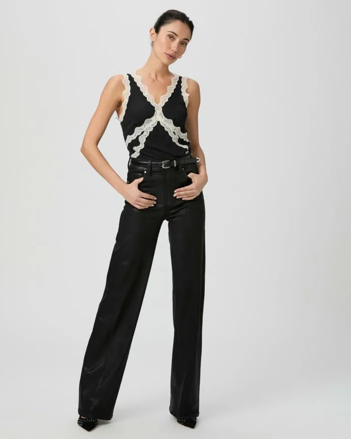 Tops and Blouses Women PAIGE Terezia Top 8211 Black Silk Tops and Blouses Women PAIGE Terezia Top 8211 Black Silk