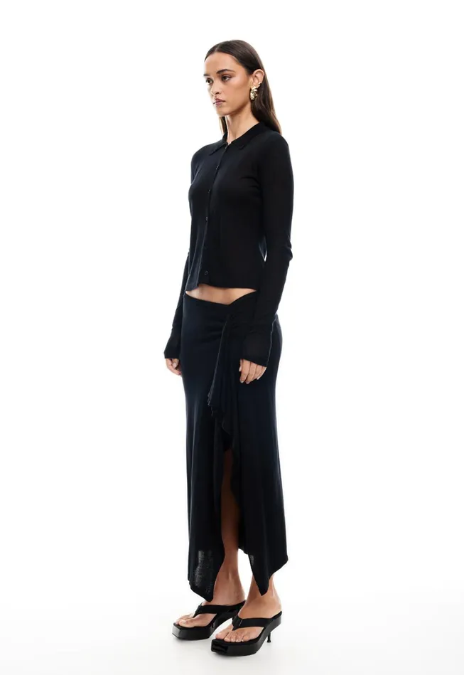 Tops Women Lioness Fashion BANKS LONG SLEEVE TOP Onyx Tops Women Lioness Fashion BANKS LONG SLEEVE TOP Onyx