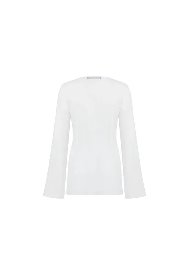 Tops Women Lioness Fashion BARELY THERE TIE TOP Porcelain Tops Women Lioness Fashion BARELY THERE TIE TOP Porcelain