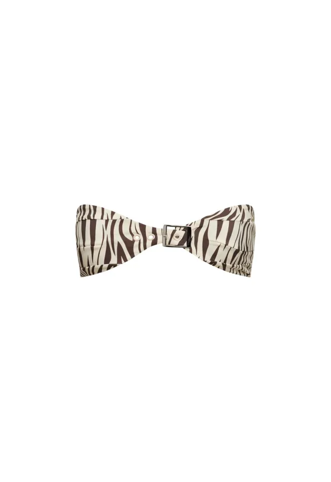 Tops Women Lioness Fashion CLAUDIA BANDEAU Zebra