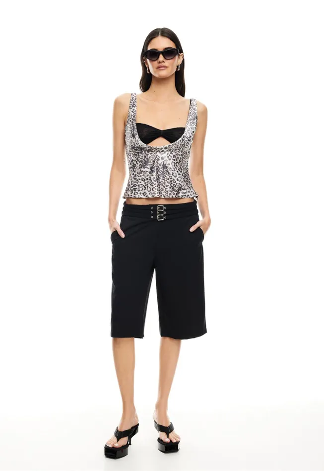 Tops Women Lioness Fashion DELILAH TOP Leopard Fade