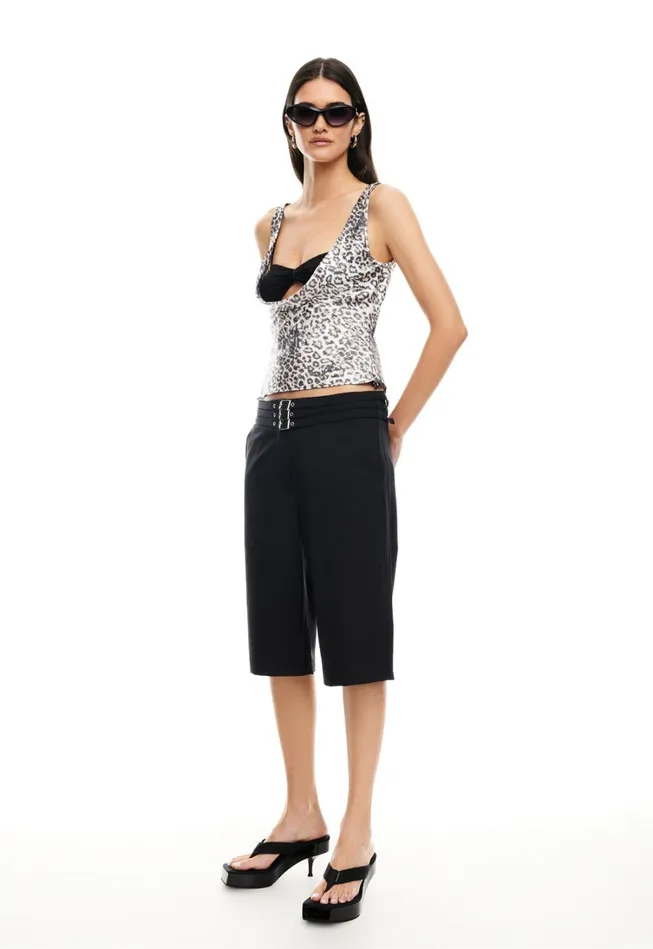 Tops Women Lioness Fashion DELILAH TOP Leopard Fade Tops Women Lioness Fashion DELILAH TOP Leopard Fade