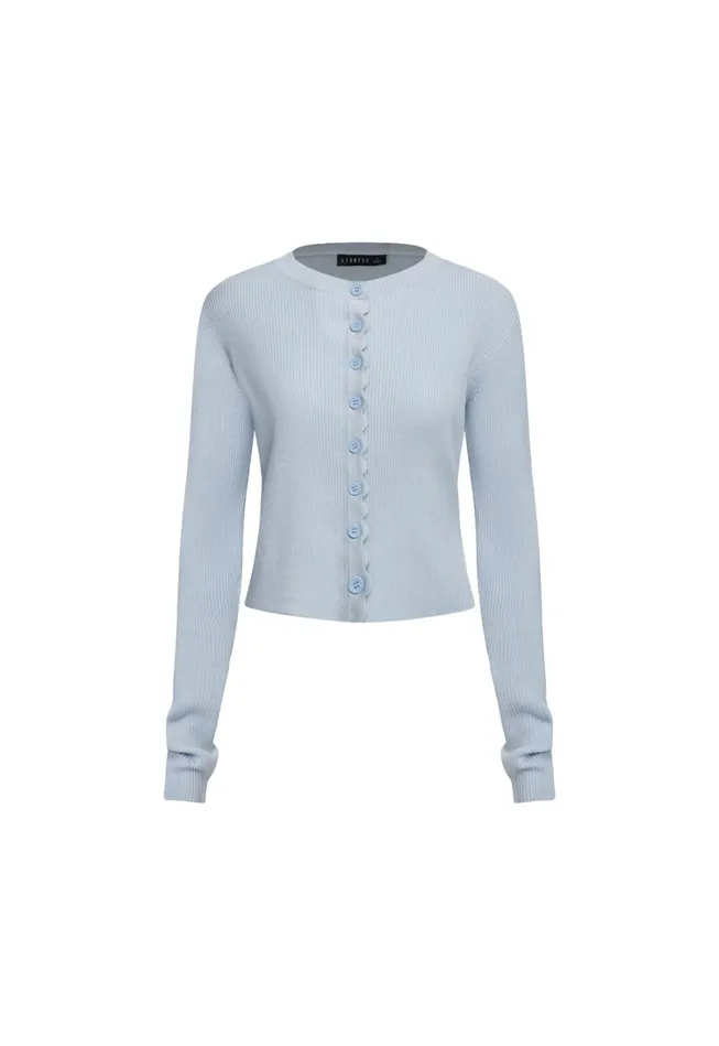 Tops Women Lioness Fashion DOLLHOUSE KNIT TOP Soft Blue Tops Women Lioness Fashion DOLLHOUSE KNIT TOP Soft Blue