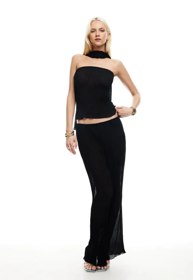 Tops Women Lioness Fashion FORD STRAPLESS TOP Onyx