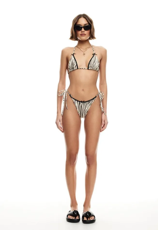Tops Women Lioness Fashion GISELE TIE TOP Zebra