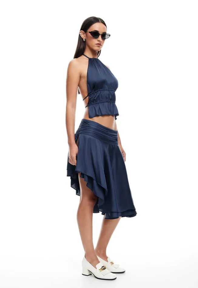 Tops Women Lioness Fashion LEGACY HALTER TOP Navy Tops Women Lioness Fashion LEGACY HALTER TOP Navy