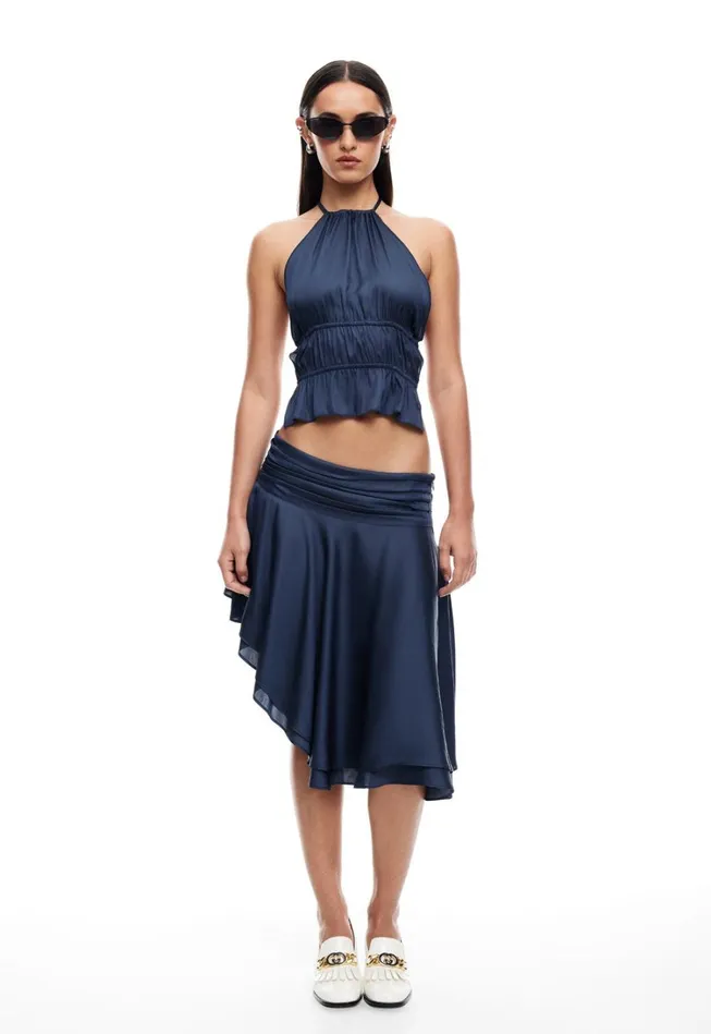 Tops Women Lioness Fashion LEGACY HALTER TOP Navy Tops Women Lioness Fashion LEGACY HALTER TOP Navy