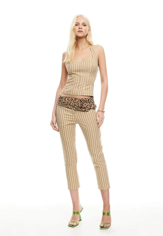 Tops Women Lioness Fashion LES DEUX TOP Stone Stripe Tops Women Lioness Fashion LES DEUX TOP Stone Stripe