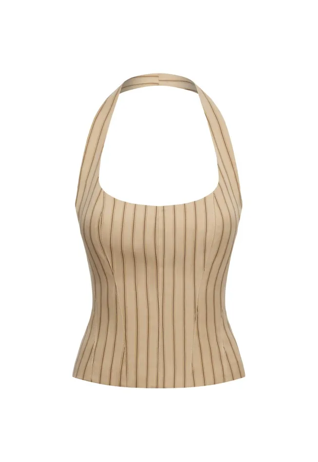 Tops Women Lioness Fashion LES DEUX TOP Stone Stripe Tops Women Lioness Fashion LES DEUX TOP Stone Stripe