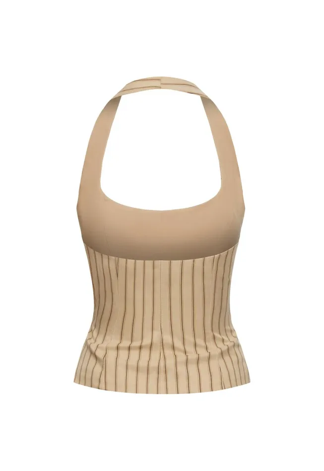 Tops Women Lioness Fashion LES DEUX TOP Stone Stripe Tops Women Lioness Fashion LES DEUX TOP Stone Stripe