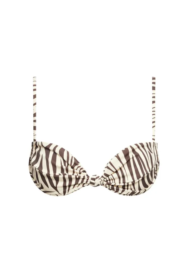 Tops Women Lioness Fashion NAOMI KNOT TOP Zebra