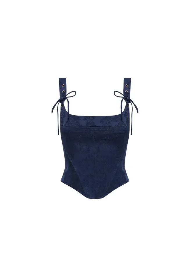 Tops Women Lioness Fashion PASS CORSET Navy Tops Women Lioness Fashion PASS CORSET Navy