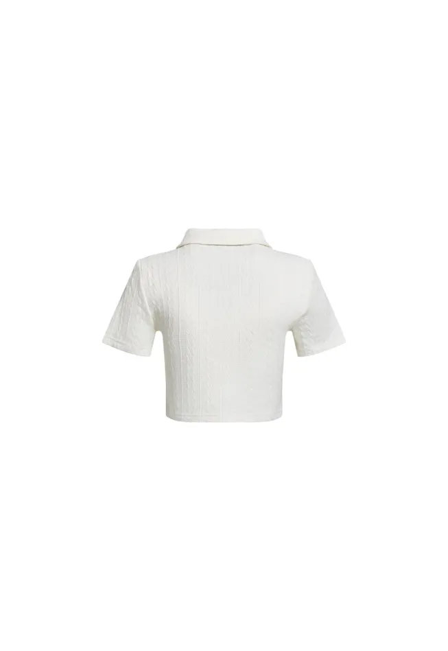 Tops Women Lioness Fashion WOLFGANG SHORT SLEEVE Ivory Tops Women Lioness Fashion WOLFGANG SHORT SLEEVE Ivory