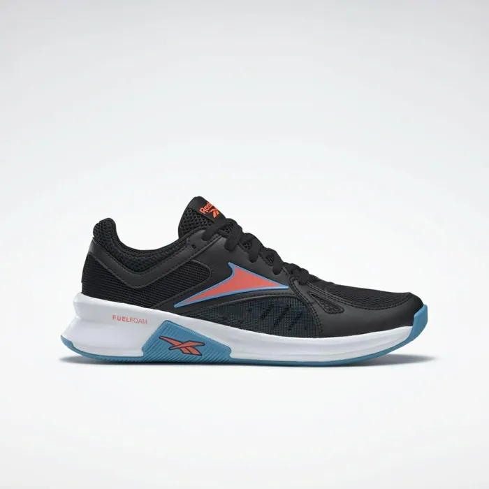 Training Shoes Womens Reebok Advanced Trainette Shoes Black Radiant Aqua Orange Flare Training Shoes Womens Reebok Advanced Trainette Shoes Black Radiant Aqua Orange Flare
