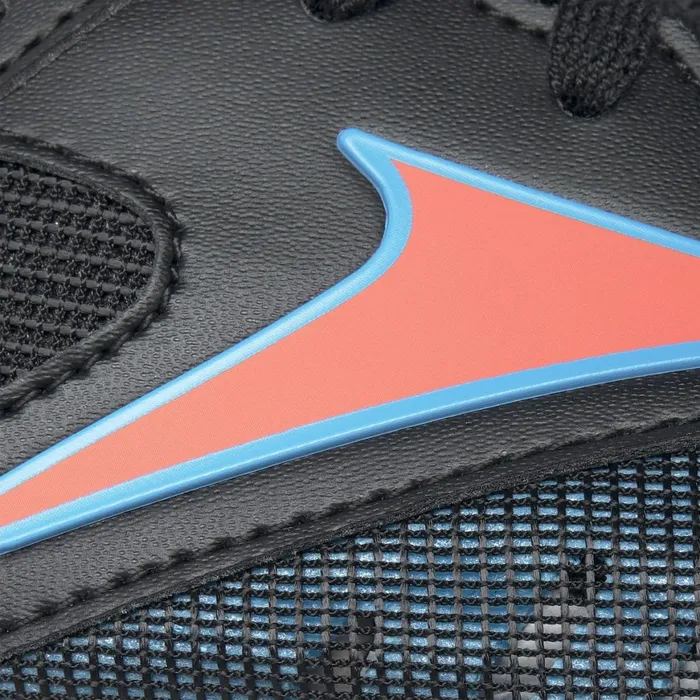 Training Shoes Womens Reebok Advanced Trainette Shoes Black Radiant Aqua Orange Flare