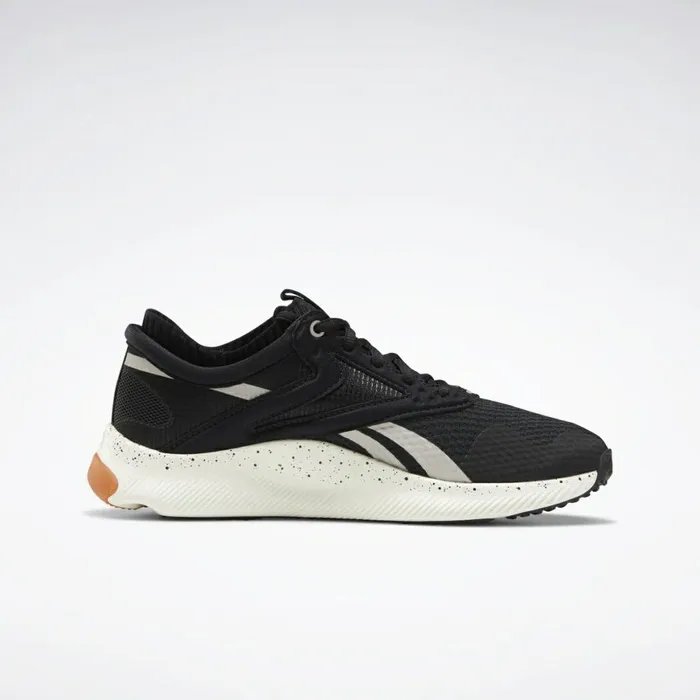 Training Shoes Womens Reebok HIIT Shoes Black Chalk Moondust Met