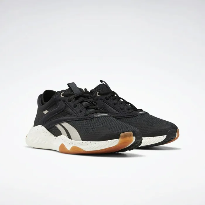 Training Shoes Womens Reebok HIIT Shoes Black Chalk Moondust Met
