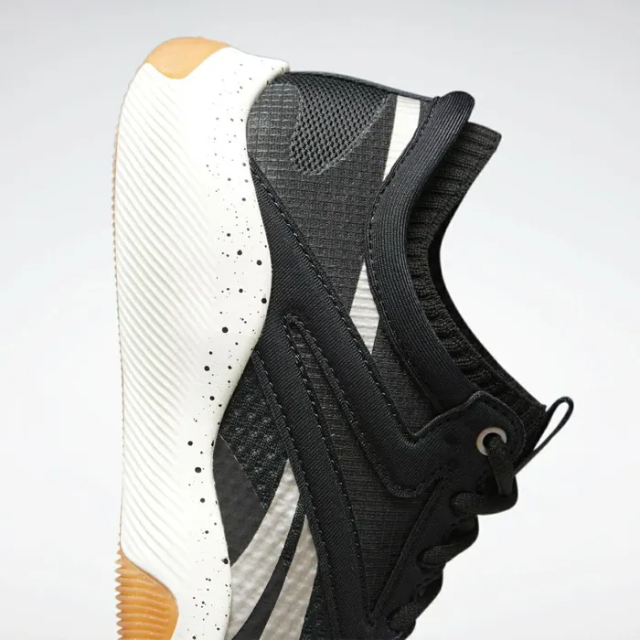 Training Shoes Womens Reebok HIIT Shoes Black Chalk Moondust Met