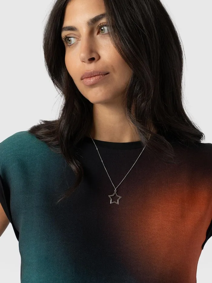Turn Up Contrast Tee 8211 Orange Coral Orange Coral Women Saint And Sofia TShirts and Tanks