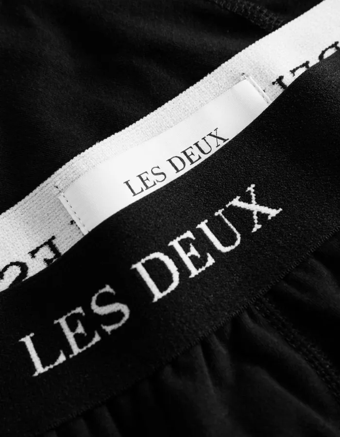 Underwear Men Les Deux Warren 2Pack Boxers 8211 BlackBlack