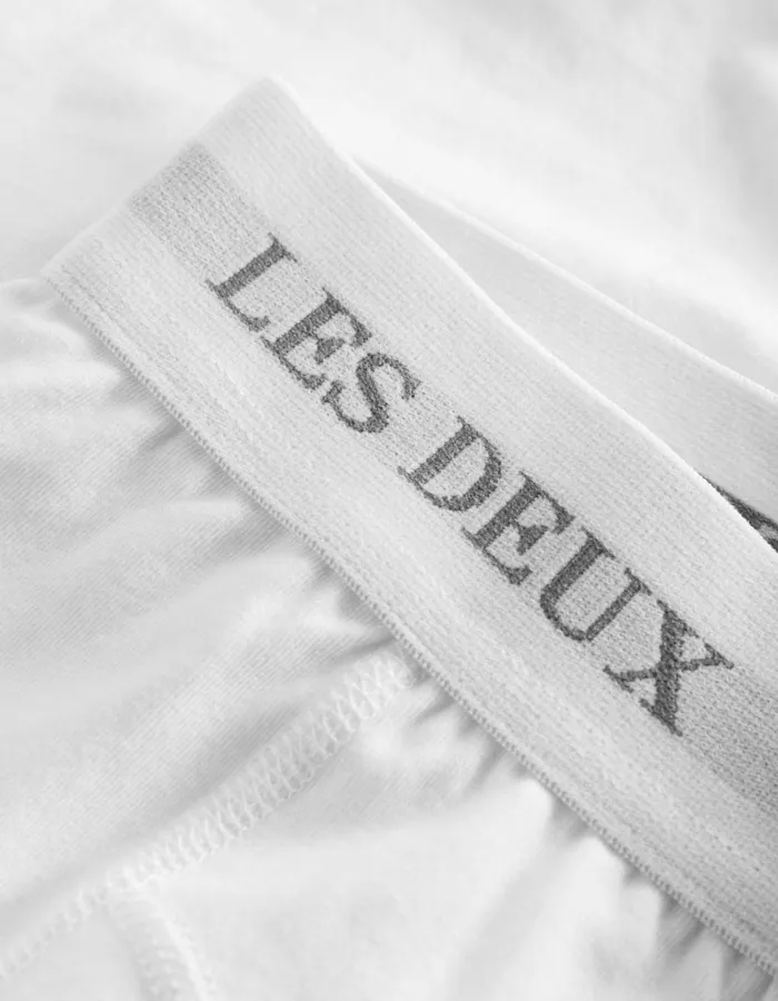 Underwear Men Les Deux Warren 2Pack Boxers 8211 WhiteWhite