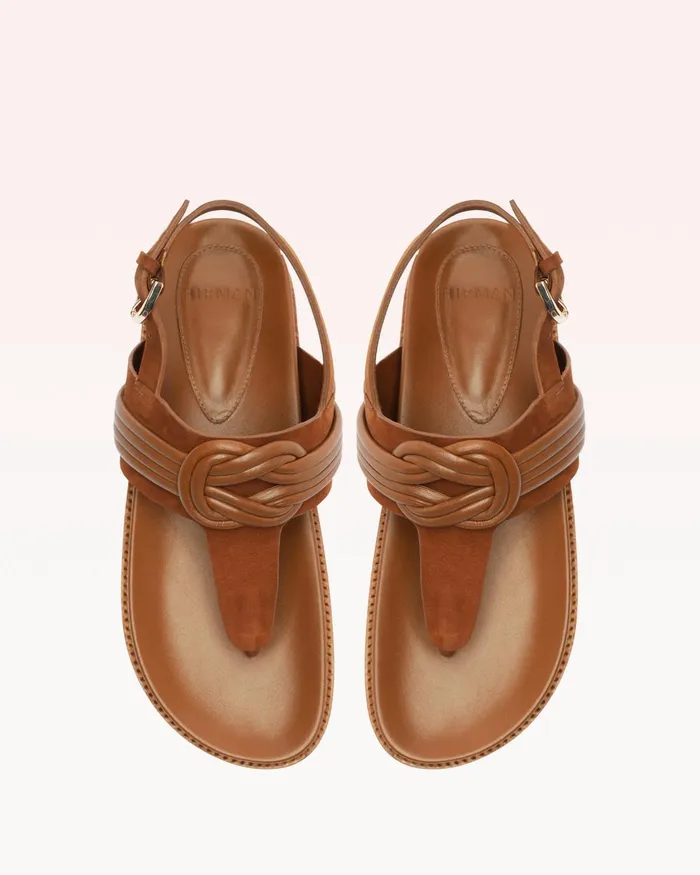 Vicky Sandal Espresso Women Alexandre Birman Flats