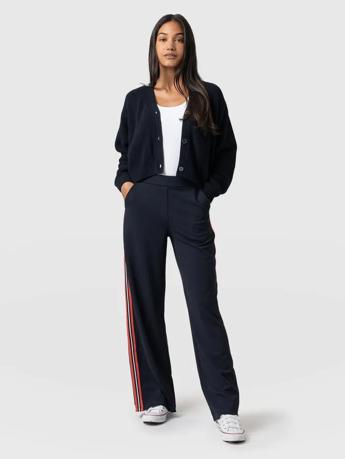 Victory Straight Leg Pant 8211 NavyRed Stripe Navyred Stripe Women Saint And Sofia Pants