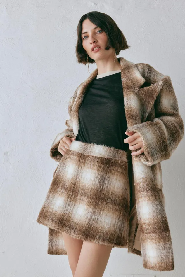 VRG GRL JacketsCoats Alexa Blazer Plaid 8211 Women VRG GRL JacketsCoats Alexa Blazer Plaid 8211 Women