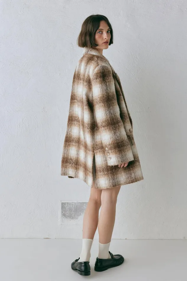 VRG GRL JacketsCoats Alexa Blazer Plaid 8211 Women VRG GRL JacketsCoats Alexa Blazer Plaid 8211 Women