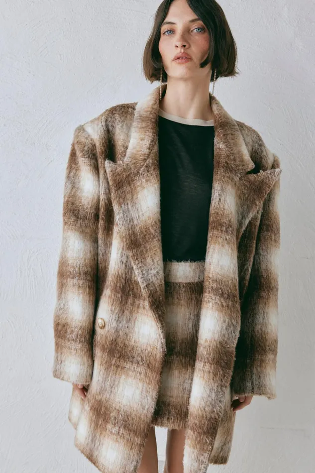 VRG GRL JacketsCoats Alexa Blazer Plaid 8211 Women VRG GRL JacketsCoats Alexa Blazer Plaid 8211 Women