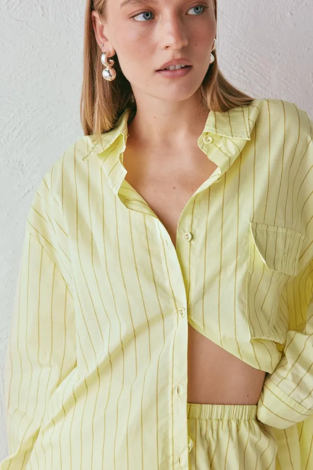 VRG GRL Long Sleeve June Shirt Citrus 8211 Women VRG GRL Long Sleeve June Shirt Citrus 8211 Women