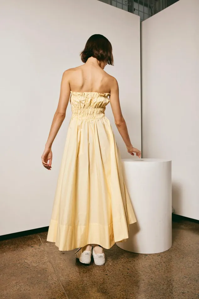 VRG GRL MidiMaxi Dresses Vacanza Midi Dress Lemon 8211 Women VRG GRL MidiMaxi Dresses Vacanza Midi Dress Lemon 8211 Women