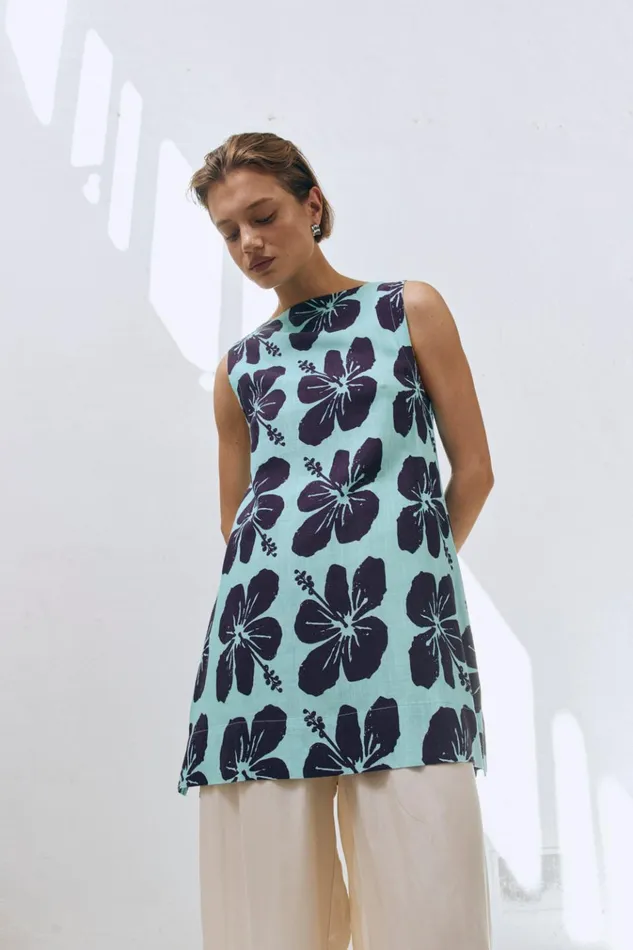 VRG GRL Mini Dresses Aftersun Mini Dress Tropicana 8211 Women