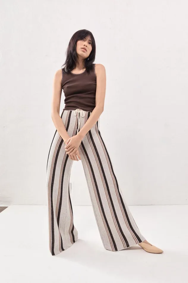 VRG GRL Pants Enzo Knit Pants Stripe 8211 Women
