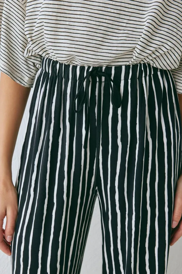 VRG GRL Pants Rieti Pants Black Stripe 8211 Women VRG GRL Pants Rieti Pants Black Stripe 8211 Women