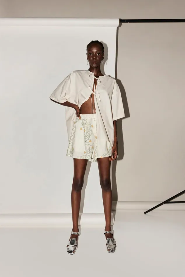 VRG GRL Sets Eliza Linen Shorts Florette 8211 Women VRG GRL Sets Eliza Linen Shorts Florette 8211 Women
